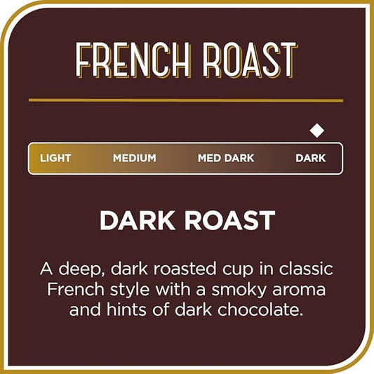 Don Francisco's French Dark Roast Ground Coffee: Rich, Smoky 100% Arabica Beans with Chocolate Notes - Premium Morning Brew (3 x 12 oz Recyclable Cans)