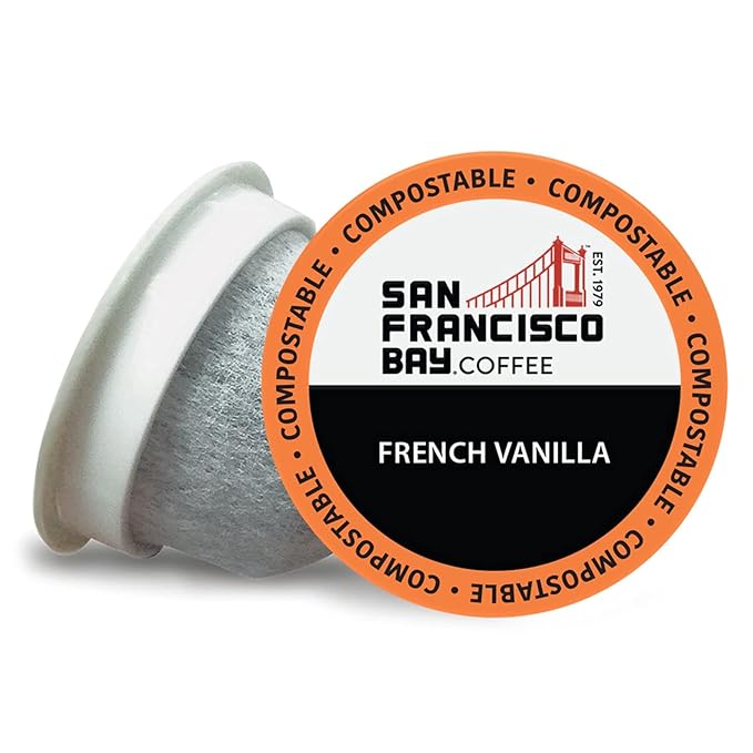 SAN FRANCISCO BAY SF Bay Coffee Pods, K Cup Compatible including Keurig 2.0 French, French Vanilla, 80 Count