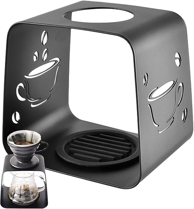 Coffee Maker Stand - Portable Steel Drip Rack | Pour Coffee Dripper Stand | for Hiking Traveling Caravanning Picnic Men Women Youth Teens Daughter Family Friends