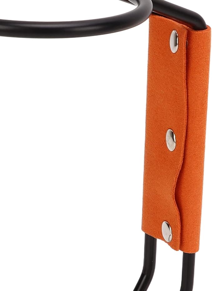 Pour Over Coffee Dripper Rack, Coffee Filter Holder Iron Dripper Stand with Leather Handle Case Coffee Maker Stand for Coffee Tea