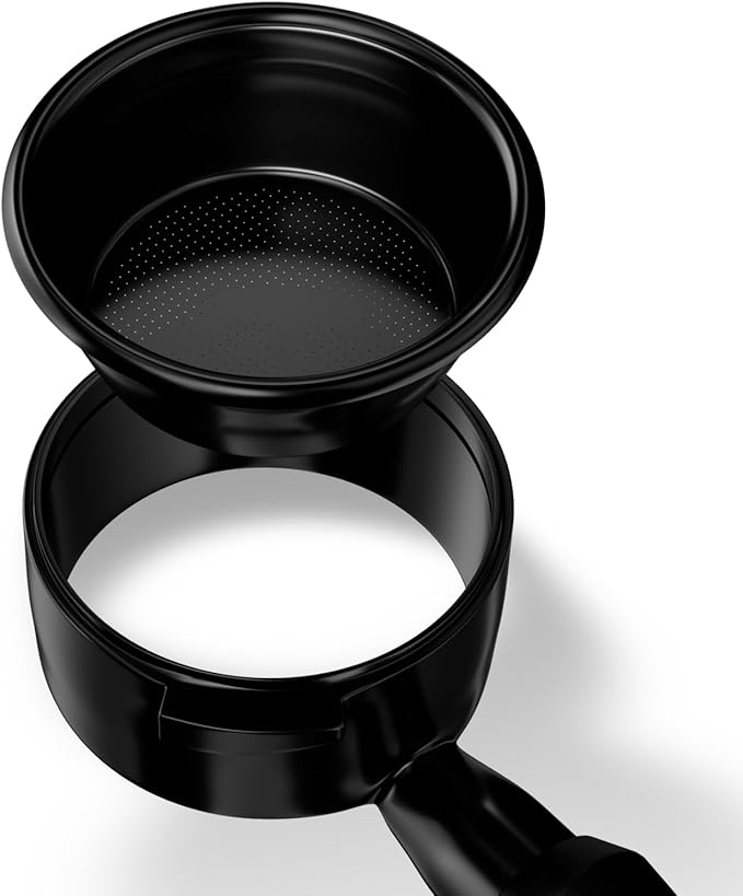 MHW-3BOMBER 58mm Bottomless Portafilter Fits Gaggia Espresso Coffee Machines, 2 Ears Flat Naked Portafilter with Precision Filter Basket, Full Metal Body, Astra Collection BP7036G-OS