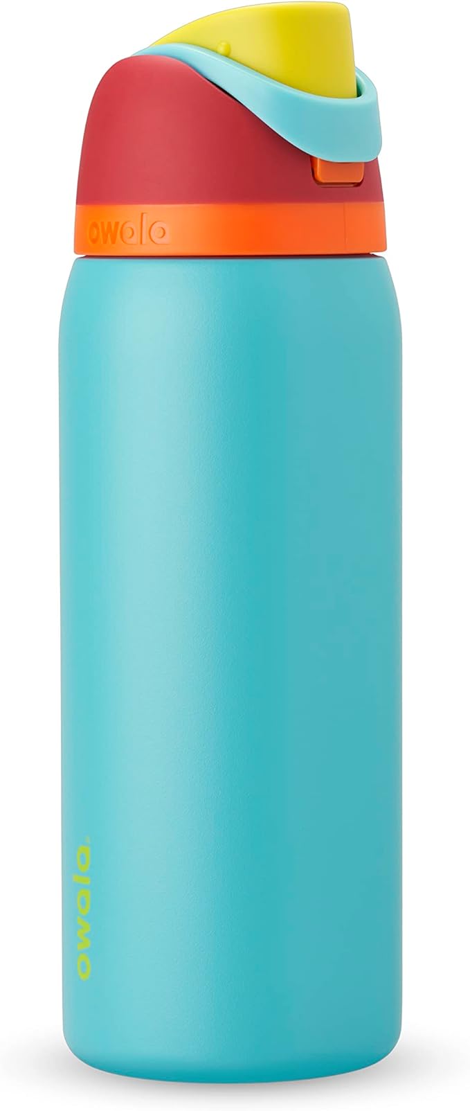 Owala FreeSip Insulated Stainless Steel Water Bottles with Straw, 32 Oz and 24 Oz, Summer Sweetness