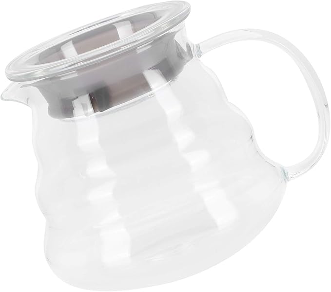 Yosoo Health Gear Glass Coffee Server, Practical Transparent Coffee Carafe for Bar Kitchen Counter, with Smooth Inner Surface and Glass Material (300ml)