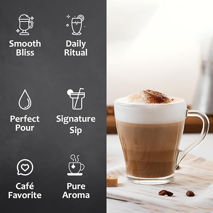 Syruvia Coffee Syrup, Brown Sugar Cinnamon Flavored Syrup for Drinks, Lattes, and Desserts – 25.4 fl oz