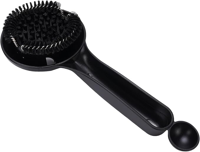 Omabeta Coffee Machine Brush Efficient Soft for 58mm Coffee Machine, Versatile Usage for Home Office Travel, POM Material