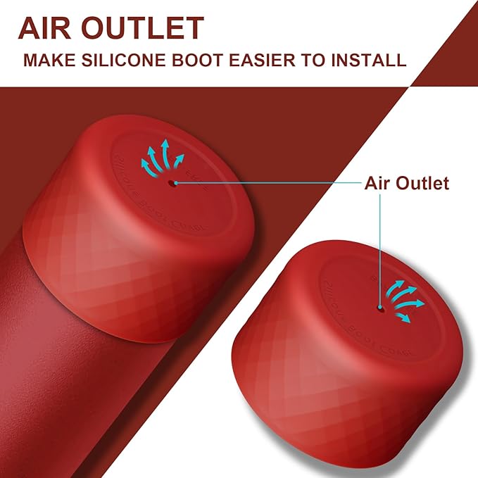 Silicone Boot for Owala Water Bottle 24 oz 32 oz 40 oz, Anti-Slip Protective Sleeve for FreeSip/Twist/Flip Stainless Steel Water Bottles Accessories