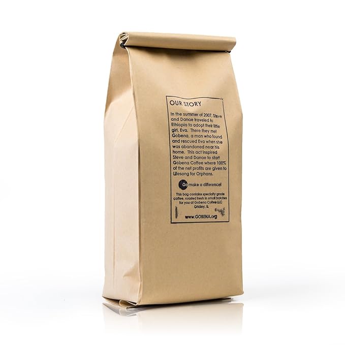 Gobena Coffee 2lb Fair Trade Organic Certified Peruvian Whole Bean Fresh Roasted Specialty, Medium Roast, 100% Arabica Coffee, 32 ounces, 2 pounds, Bulk