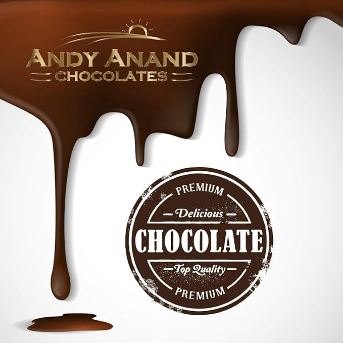 Andy Anand Chocolatier 24 Piece Premium Bon Bon Chocolate Collection Assortment, Truffles Gift Box – Exotic flavors, Pistachio Cream, Mint, Tiramisu and More