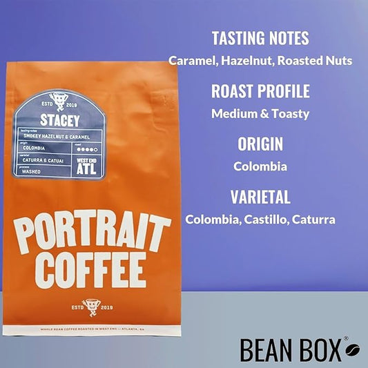 Stacey - Roasted by Portrait Coffee - Whole Bean Coffee - 12 Ounce Bag