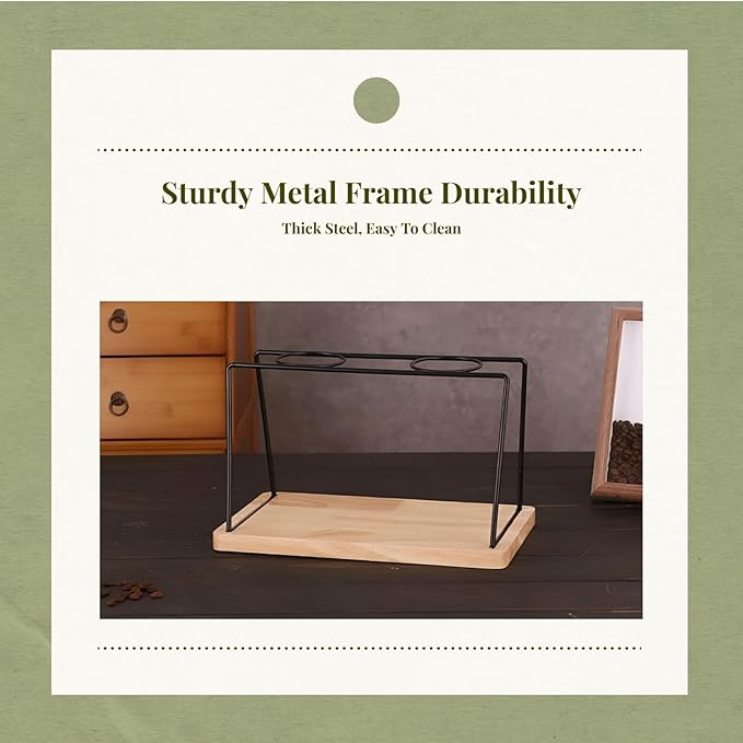 Coffee Dripper Stand, Double Holes