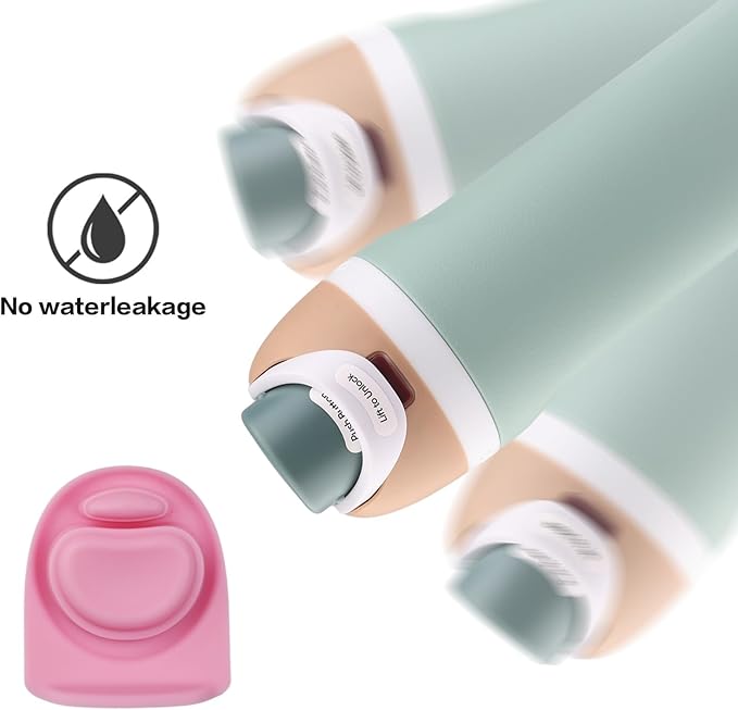 Joshey 4 Pack Rubber Seal Replacement Stopper, Compatible with Owala Freesip 24 oz 32 oz Bottle Spout Lid-Silicone Gasket Replacement Parts (Pink)