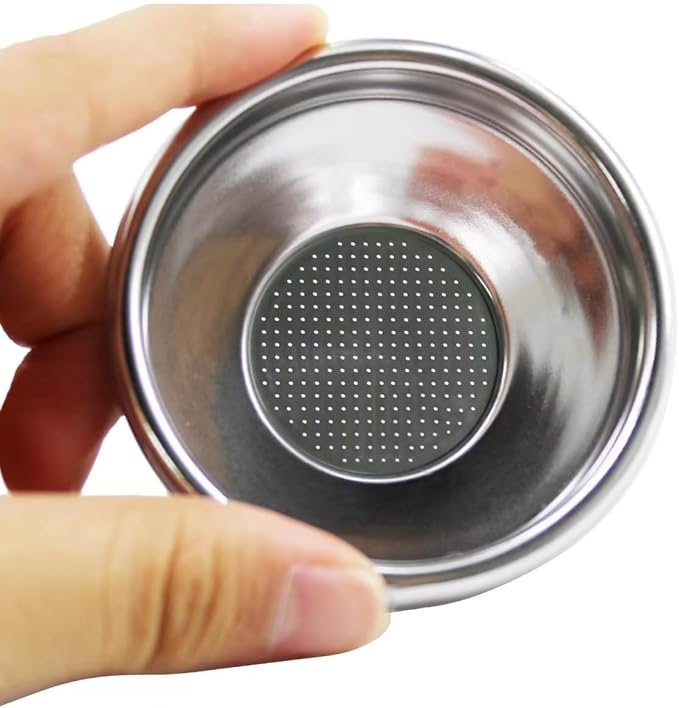 54mm Non Pressurized Filter Basket for Breville 54MM Portafilter, Single Cup Sieve,10 Grams of Powder Capacity,Replacement 54mm Coffee Filter Basket