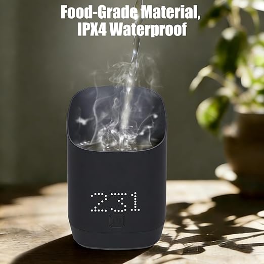 Digital Coffee Scale, Precision 500/g0.1g Coffee Bean Dosing Cup with LED Scale, Espresso Coffee Maker Accessory for Home Barista