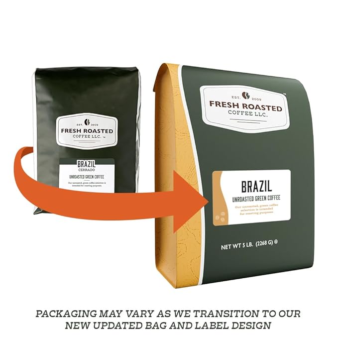 Fresh Roasted Coffee, Unroasted Organic Mexican Water-Processed Decaf | USDA Organic, 100% Single Origin, Kosher | 5 Pound