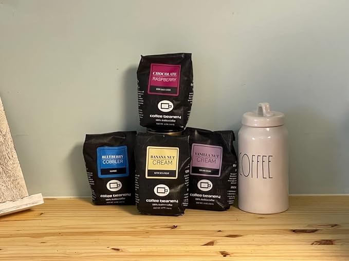 Vanilla Macadamia Nut Flavored Coffee, Specialty Arabica Coffee, Medium Roast, 12 ounce, Automatic Drip (Ground)