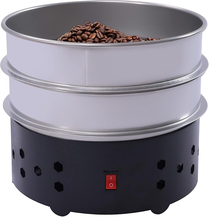 Coffee Bean Cooler 1.3lb Electric Coffee Roasting Cooling Machine 600g Double Layer Collect Coffee Chaff For Home Cafe Roasting Cooling