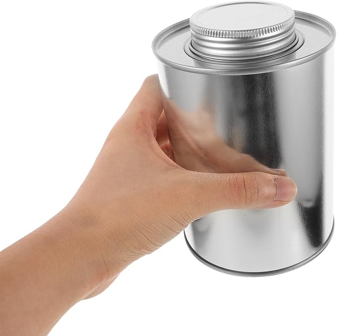 BESPORTBLE Tinplate Coffee Bean Canister with Vacuum Valve, 200-250g Capacity, Small Kitchen Storage Jar for Loose Tea and Spices, Sealed Coffee Container for Countertop Organization