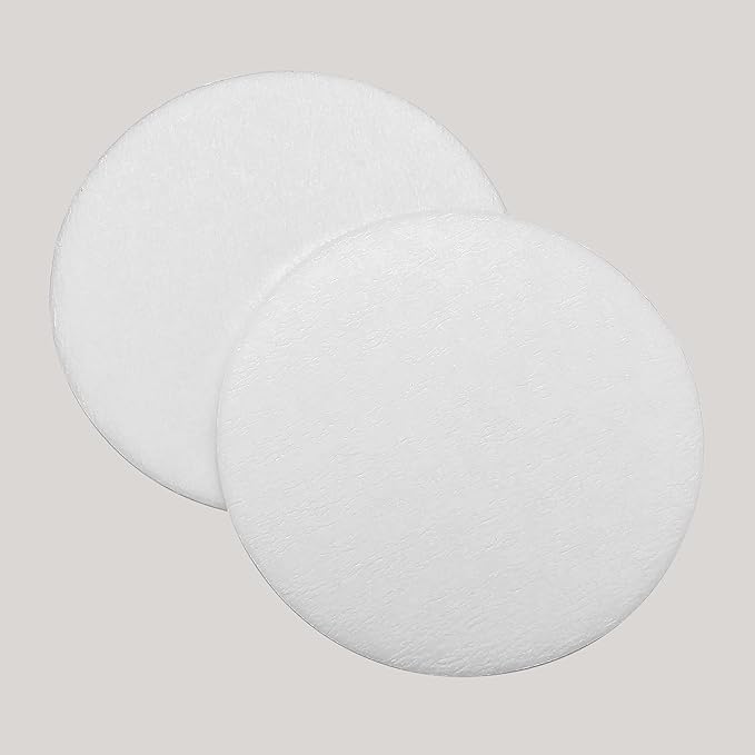 Normcore 51mm Espresso Paper Filters - Replacement Filter Packs - Paper Coffee Filter with Metal Storage Box Compatible with 51mm Portafilters Baskets - 200 Sheets
