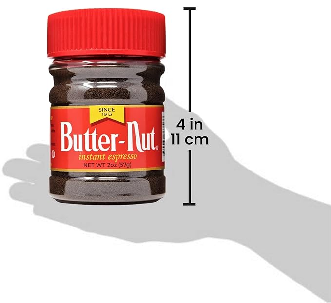 Butter-Nut Instant Espresso Coffee, 2 Ounce (Pack of 6)