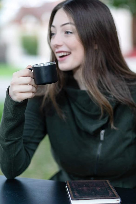 Real Deal Steel "Little Sipper 3 oz Insulated Espresso Cups - Premium Double Wall Set of 4 Demitasse