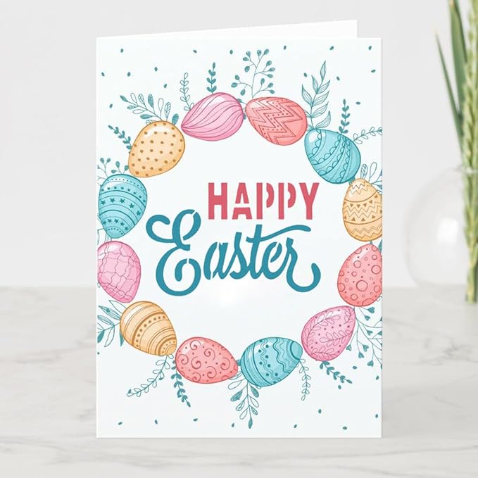 6in Easter Cookie Stencils for Royal Icing, Eggs Carrot Rabbit Face Bunny Shapes, 16 Pcs Assorted Sizes Easter Eggs Stencils for Baking Drawing Dessert Coffee Decoration