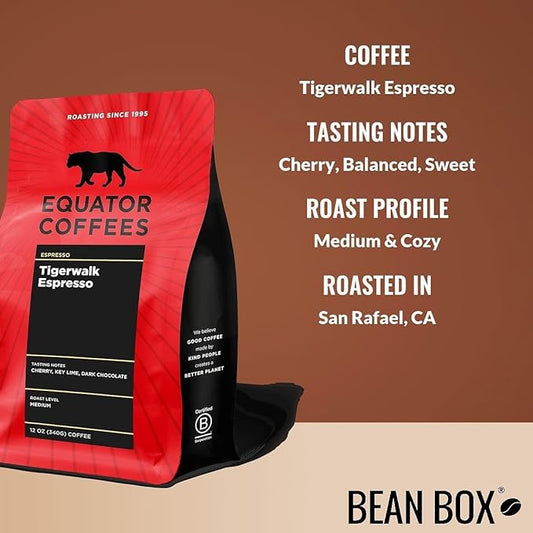 Bean Box Los Angeles Coffee Sampler, 2-Pack - Roasted by Equator Coffees, Gourmet Arabica Coffee, Variety Pack - Whole Bean