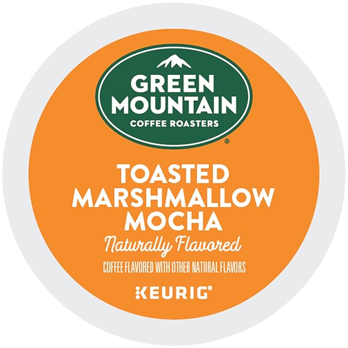 Green Mountain Coffee Roasters Toasted Marshmallow Mocha Keurig Single-Serve K-Cup Pods, Light Roast Coffee, 96 Count (4 Packs of 24)