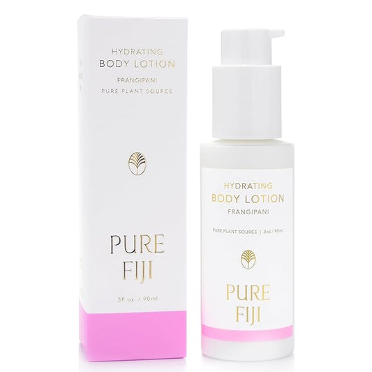 PURE FIJI Hydrating Body Lotion Travel Size, Frangipani (3oz/90ml)