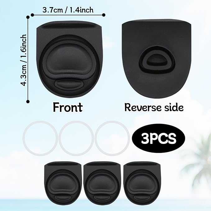 3 Sets Replacement Seal Gasket Stoppers for Owala Freesip Cap Mouth,Silicone O Sealing Ring Parts Water Bottle Top Lid Accessories for Owala Freesip 16/19/24/32/40oz 3p1-a03