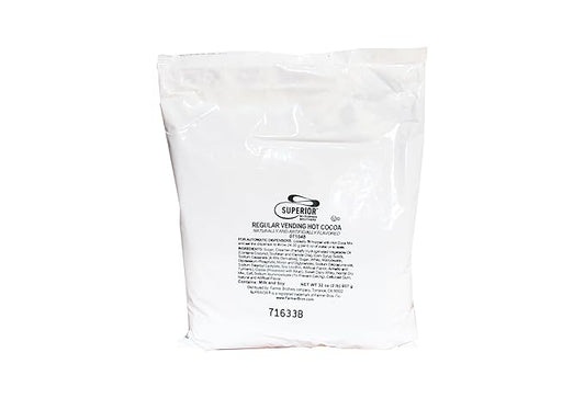 Superior by Farmer Brothers Regular Vending Hot Cocoa Powdered Mix - 6x2lb Bags