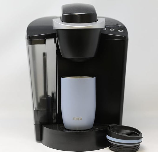 MIRA 12 oz Travel Coffee Mug - Insulated Stainless Steel Tumbler with Screw Lid - Olympic