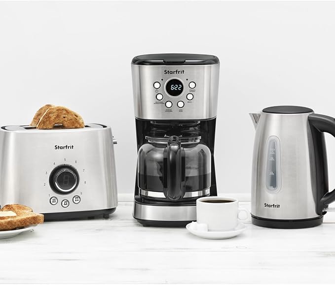 Starfrit Electric Kettle - 1.7L - Water Level Window - Automatic Shut-Off - 1500W