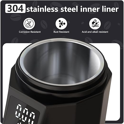 Lipei Cafe WeightBrew Digital Dosing Cup Scale – 0.05g Precision, LED Display, USB-C, 500g