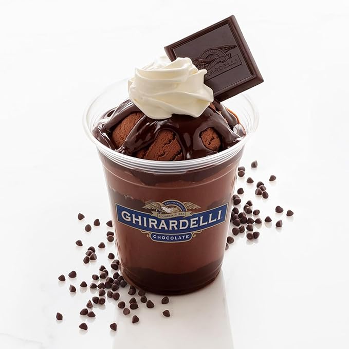 Ghirardelli Flavored Sauce Variety Pack | 16 oz Bottles (Pack of 2) | Chocolate and Sea Salt Caramel Dessert Toppings for Coffee Drinks, Ice Cream, and Baking Recipes