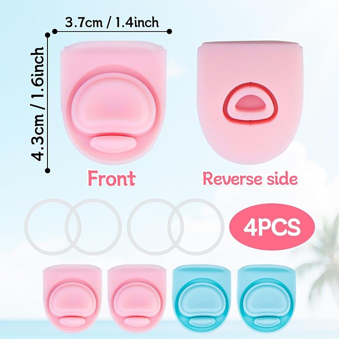4 Sets Replacement Seal Gasket Stoppers for Owala Freesip Cap Mouth,Silicone O Sealing Ring Parts Water Bottle Top Lid Accessories for Owala Freesip 16/19/24/32/40oz 4p1-a06