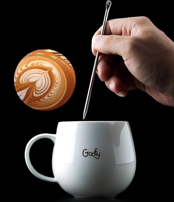 Nicunom Milk Frothing Pitcher 50oz, 304 Stainless Steel Milk Frother Cup 1500ml Steaming Pitchers with Art Pen, Espresso Cappuccino Latte Art Barista Coffee Accessories