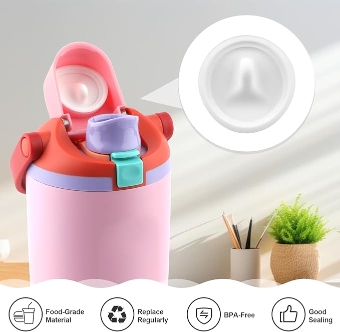 Replacement Stopper Compatible with Owala FreeSip Sway 30oz 40oz, 7Pcs Leakproof Silicone Cap Mouth Stopper for Owala FreeSip Tumbler 40oz Water Bottle Lid Spout Gasket Plug Parts