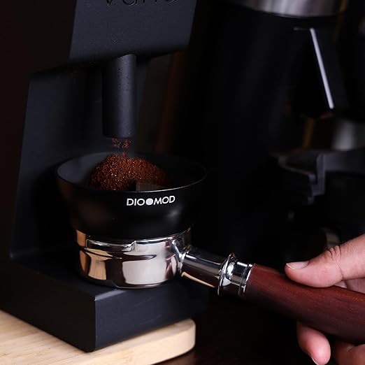 51mm Magnetic Dosing Funnel - Extra-Wide 76mm Top & 29mm Tall Espresso Coffee Dosing Ring for Mess-Free Tamping, Compatible with Delonghi Dedica 51mm Portafilter, Barista Tool Espresso Accessories