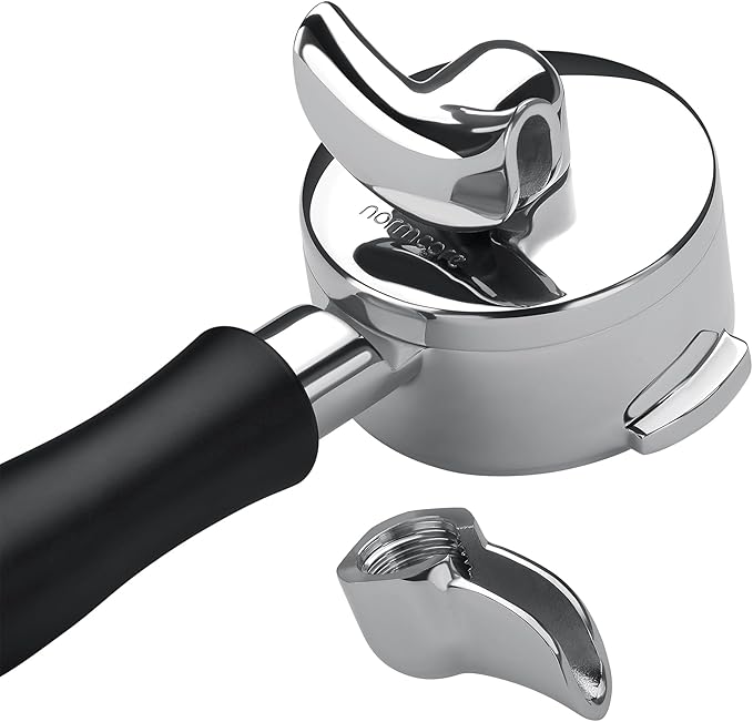 Normcore 58mm 3-in-1 Bottomless/Double/Single Spout Portafilter with 22g Basket Fits E61, Flair 58, ECM, Rocket, Sanremo, Synesso, Slayer, VBM - Anodized Aluminum Handle