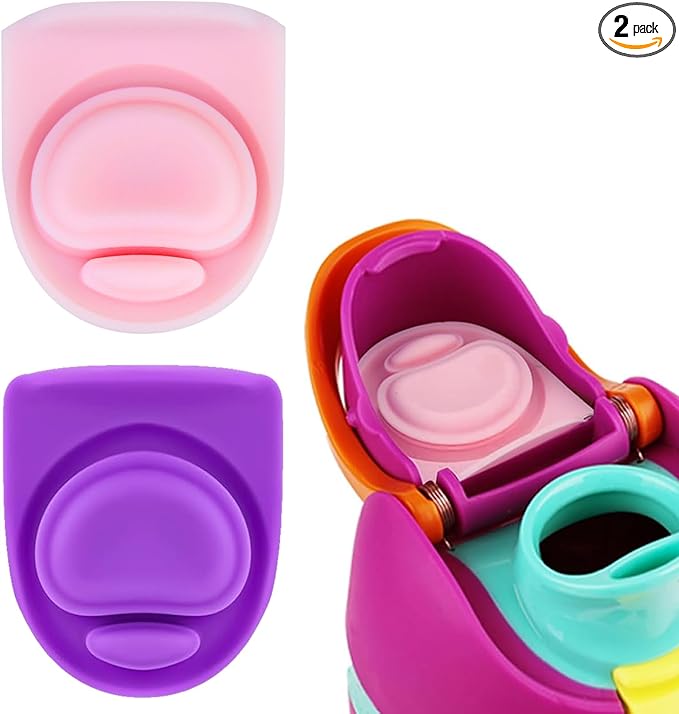 2pcs Replacement Rubber Stopper Seal Compatible with Owala FreeSip 24oz 32oz,Water Bottle Lid Insert Cap Silicone Seal Parts for Owala 16/19/24/32/40oz Spout Gasket Mouthpiece Accessories ZS10