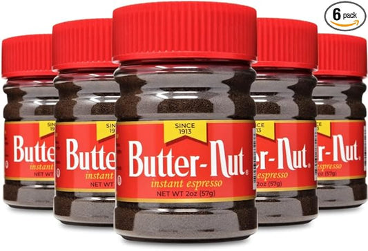 Butter-Nut Instant Espresso Coffee, 2 Ounce (Pack of 6)