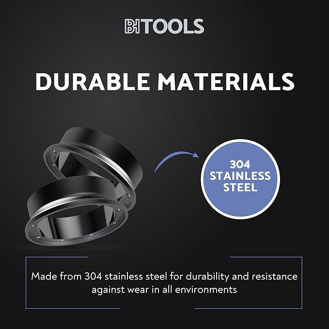 Barista Hustle Steel Ring, Magnetic Espresso Dosing Funnel, Fits 58mm Standard Espresso Baskets, 304 Stainless Steel with Brushed Exterior and Mirror Finish Interior, Enhanced with Neodymium Magnets