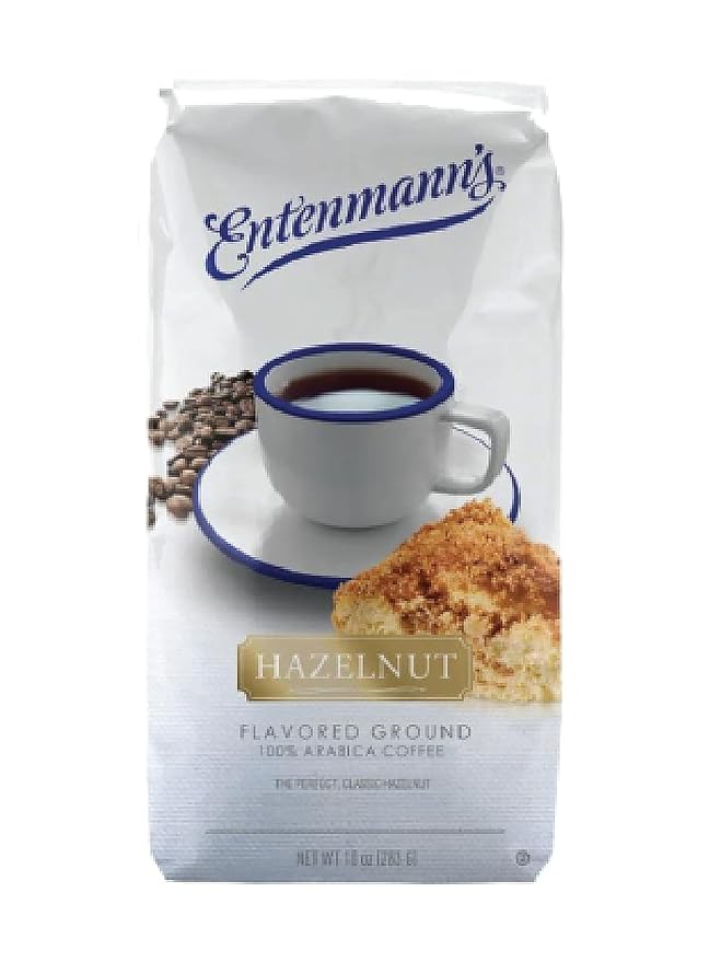 Entenmann's Ground Coffee, Hazelnut Flavor, 10-Ounce (Pack of 3)