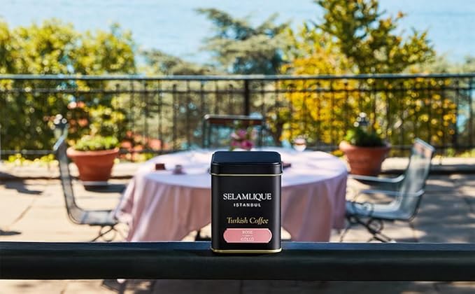 Selamlique Istanbul Turkish Coffee (4.40oz) Ultra Fine Ground (Rose)
