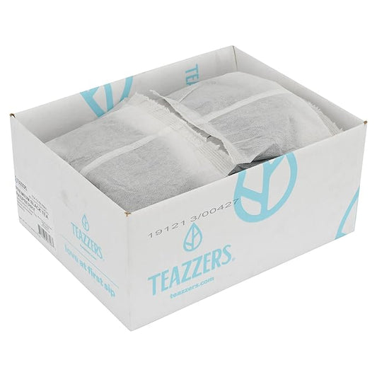 Teazzers Premium All-Natural Black Tea Bags– Great for Foodservice Commercial Ice Tea Brewers | Unsweetened USA-Made Bulk Green Tea for Restaurants, Cafés & Home Brewing (2 Ounce, 48 Count)