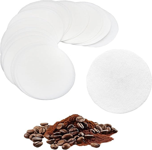 58mm Coffee Paper Filters, 500 Pcs Espresso Filter Papers for Portafilter Machines, 2.28 Inch Disposable Round Puck Screen Compatible with Standard Espresso Makers