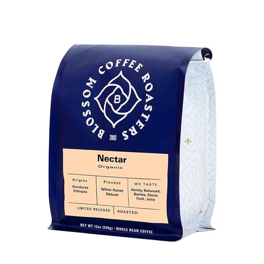 Nectar Blend - Roasted by Blossom Coffee Roasters - Freshly Ground Coffee - 5 Pound Bag