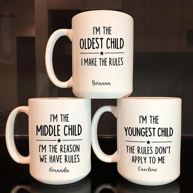 Joymade Personalized Ceramic Coffee Mug, Funny Custom Mug for Bestie, Friends, Couple, Coworker, Snowman Lovers (Who Makes The Rules)