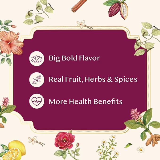 VAHDAM Top 9 Exotic Loose Leaf Herbal Tea Sampler (18+ cups) | Floral & Fruity Blends with Delicious Taste | Hot & Iced | Perfect for Gifting & Regular Consumption