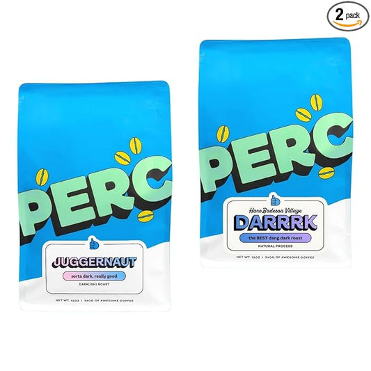 Bean Box Sampler - Roasted by Perc, 2-Pack, Freshly Ground Coffee, Gourmet Coffee